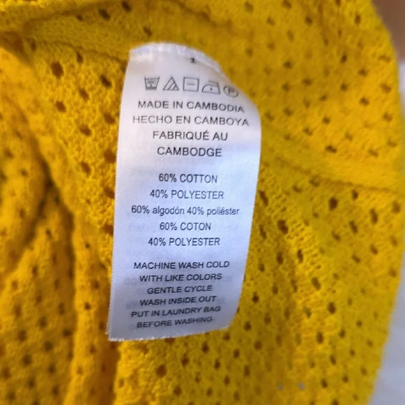 MICHAEL Michael Kors Yellow Knit Top - Picture 6 of 6